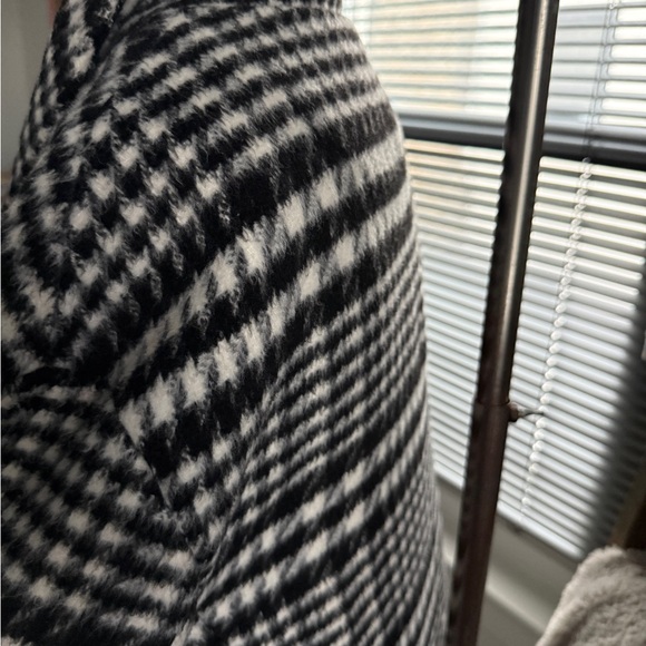 Avec Les Filles Brushed Wool Houndstooth Coat - Picture 4 of 7